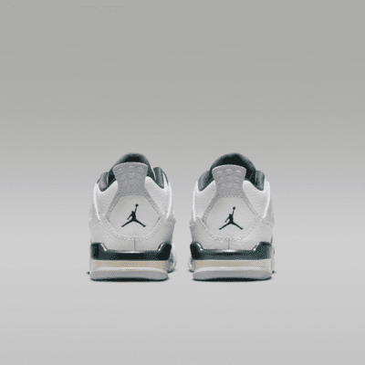 รองเท้าทารก/เด็กวัยหัดเดิน Jordan 4 Retro "Oxidized Green"