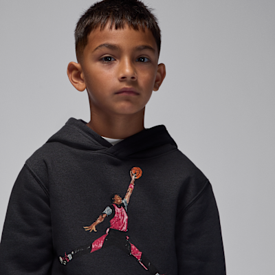 Sudadera con gorro sin cierre Sketch para niños talla pequeña Jordan