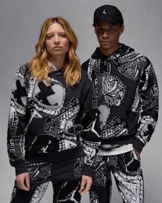 Мужское худи Jordan MVP Printed Fleece Pullover Hoodie