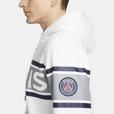 Sudadera con gorro de tejido Fleece y cierre completo para hombre Paris Saint-Germain