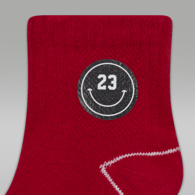 Jordan Icon Patches Baby (0–9M) Gripper Socks (3 Pairs). Nike UK
