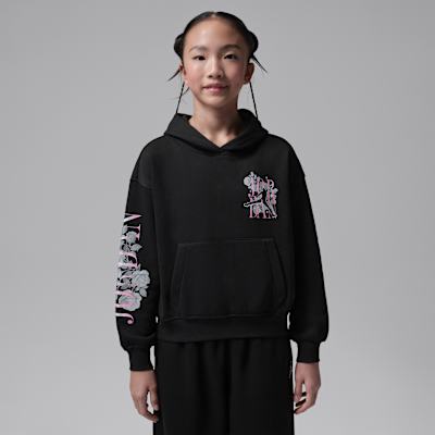 Детские худи Jordan Big Kids' Jumpman Floral Stack