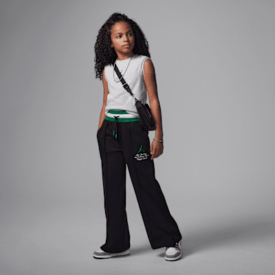 Pants con dobladillo abierto para niños talla grande Jordan Court of Legends