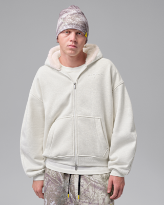 Мужское худи Jordan Flight Faux Fur Full-Zip Hoodie