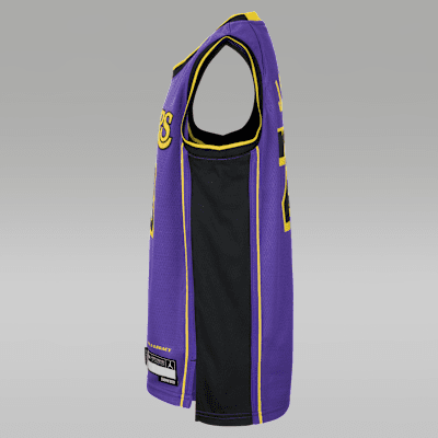 LeBron James Los Angeles Lakers Statement Edition Jordan Swingman NBA-jersey met Dri-FIT voor jongens