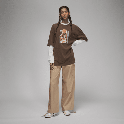 Playera con gráfico oversized para mujer Jordan