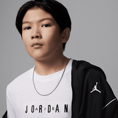 T-Shirt με κεντημένο λογότυπο Jordan για μεγάλα παιδιά
