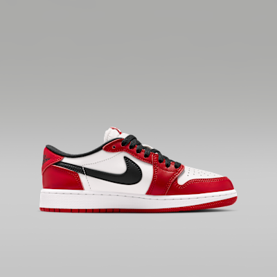 Air Jordan 1 Retro Low "Chicago" Big Kids' Shoes