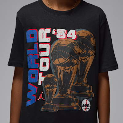 Playera con gráfico Tour para niños talla grande Jordan