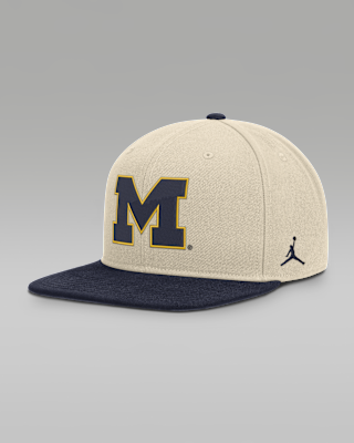 Мужские  Michigan Campus Prep Jordan Brand Dri-FIT College Adjustable Hat