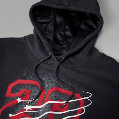 Sudadera con gorro con forro de satén corta para mujer Jordan Flight Fleece
