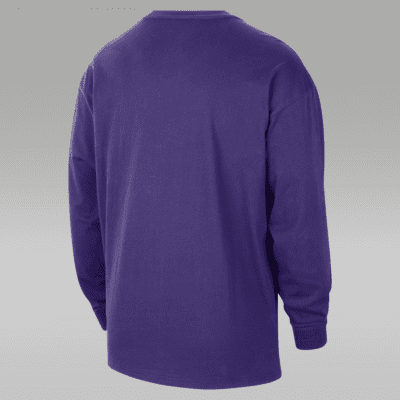 Playera de manga larga de la NBA Jordan para hombre Los Angeles Lakers Essential