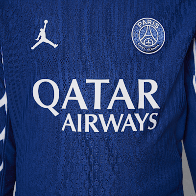 Paris Saint-Germain 2024/25 Match Fourth Older Kids' Jordan Dri-FIT ADV Football Authentic Long-Sleeve Shirt