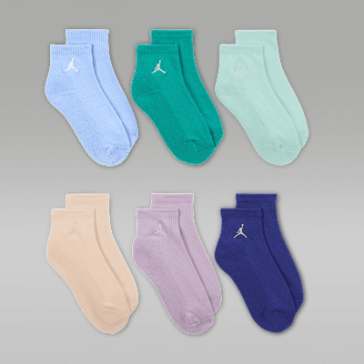 Jordan Everyday Essentials Big Kids' Ankle Socks (6 Pairs)