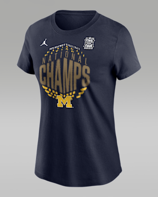 Женская футболка Michigan (Men's) Jordan College