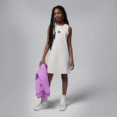 Jordan Big Kids' "She Takes Flight" Ribbed Dress