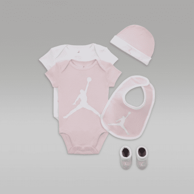 Jordan 5-Piece Core Gift Set fünfteiliges Bodysuit-Set für Babys