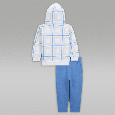 Conjunto de sudadera con gorro sin cierre para los días festivos de 2 piezas para bebé (12 a 24 meses) Jordan Brooklyn Essentials