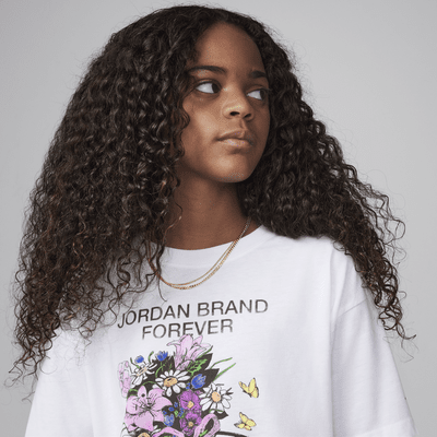 Playera Forever marca Jordan para niños talla grande Jordan