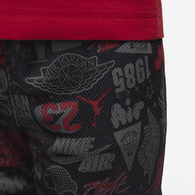 Conjunto de shorts y playera infantil Jordan