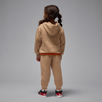 Conjunto de sudadera con gorro sin cierre de 2 piezas infantil Jordan Brooklyn Fleece