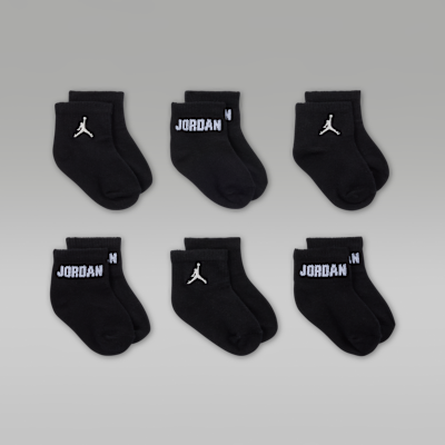 Κάλτσες μέχρι τον αστράγαλο Jordan Everyday Essentials για βρέφη και νήπια (έξι ζευγάρια)