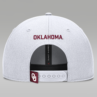 Oklahoma On-Field Rise Gameday Men's Jordan Brand Dri-FIT College Trucker Adjustable Hat