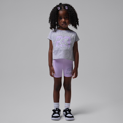 Jordan Toddler Boxy T-Shirt and Bike Shorts Set from Nike - $48