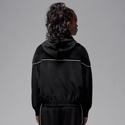 조던 마운틴사이드 주니어 벨루어 풀오버 후디