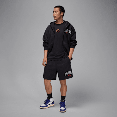 Spodenki męskie z nadrukiem Jordan Brooklyn Fleece