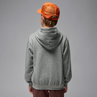 Sudadera con gorro de cierre completo para niños talla grande Jordan Brooklyn Fleece
