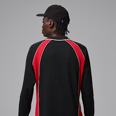 조던 플라이트 남성 긴팔 폴로 저지