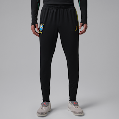 Brazil Strike กางเกงฟุตบอลขายาวแบบถักผู้ชาย Jordan Dri-FIT