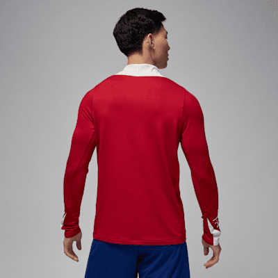 Playera de entrenamiento de fútbol Jordan Dri-FIT de tejido Knit para hombre Paris Saint-Germain Strike Fourth