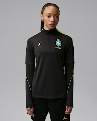 Женские  Brazil Strike Jordan Dri-FIT Soccer Knit Drill Top