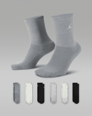 Детские носки Jordan Everyday Essentials Big Kids' Crew Socks (6 Pairs)
