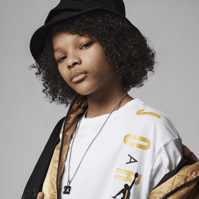 Playera para niños talla grande Jordan "Time To Shine"