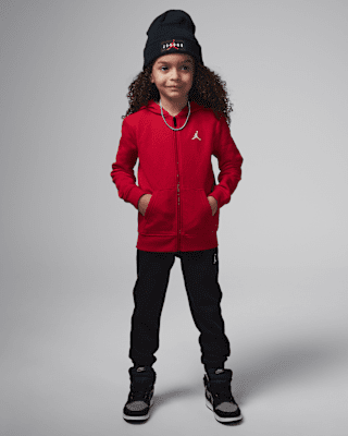 Детское худи Jordan Brooklyn Fleece Little Kids' 2-Piece Full-Zip Hoodie Set