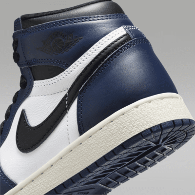 Tenis para niños grandes Air Jordan 1 Retro High OG "Midnight Navy"