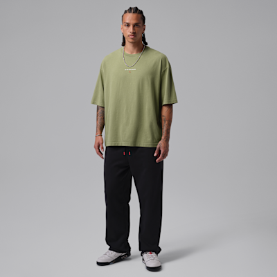 Jordan Flight Essentials Oversize Yama Detaylı Erkek Tişörtü görsel 7