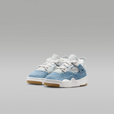 Jordan 4 Retro "Worn Blue" Baby/Toddler Shoes