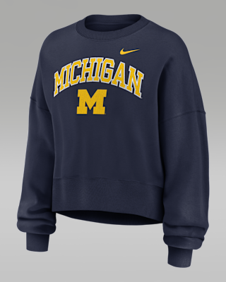 Женские  Michigan Phoenix Arch Nike College Pullover Crew
