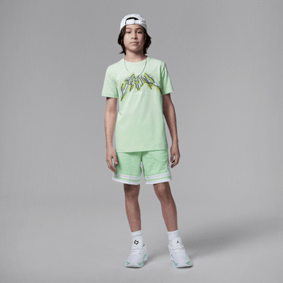 Playera de deporte con gráfico para niños talla grande Jordan Dri-FIT