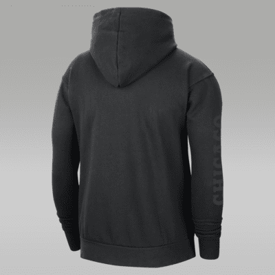 Sudadera con gorro sin cierre de tejido Fleece Jordan NBA para hombre Chicago Bulls Courtside Statement Edition