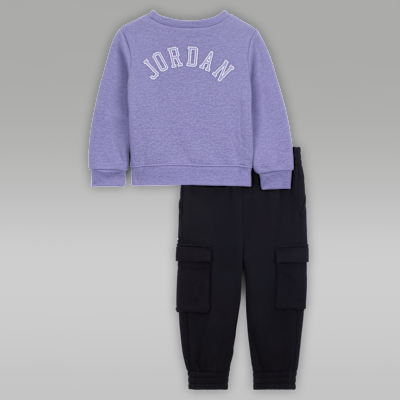 Σετ 2 τεμαχίων με παντελόνι από λαμπερό μπλου τζιν Jordan για βρέφη (12-24M)