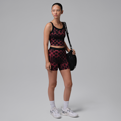 Jordan Sport Dri-FIT Yüksek Belli 13 cm Kadın Şortu görsel 6