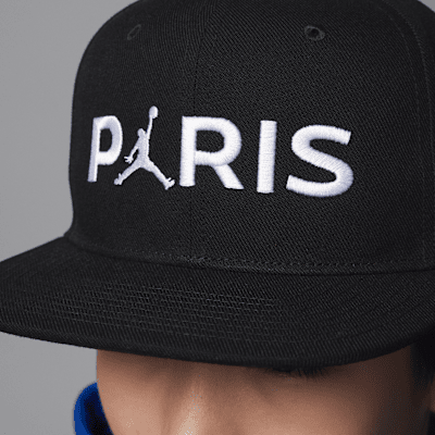 Gorra de visera plana para niños talla grande Jordan Paris Saint-Germain