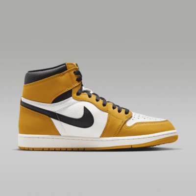 Air jordan 1 retro shop high og yellow and black