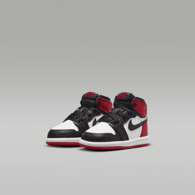 Jordan 1 Retro High OG 'Black Toe' Baby/Toddler Shoes