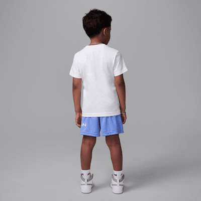 Conjunto de 2 piezas de shorts de malla Baseline para niños talla pequeña Jordan